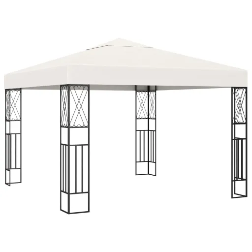 Gazebo 3x3 m Tecido Creme