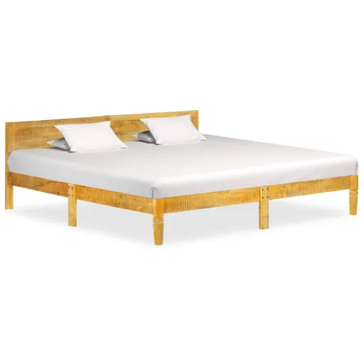 Estrutura de Cama 200 cm Madeira de Mangueira Maciça