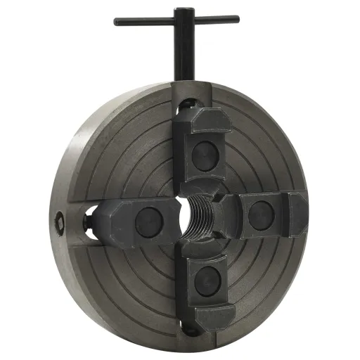 Mandril p/ Madeira 4 Garras c/ Conexão M33 Aço 150x63 mm Preto
