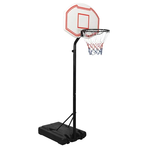 Tabela de Basquetebol 237-307 cm Polietileno Branco