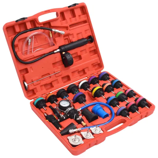 Kit Teste Pressão do Radiador     (28 pcs)