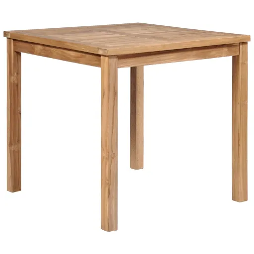 Mesa de Jardim 80x80x77 cm Madeira Teca Maciça