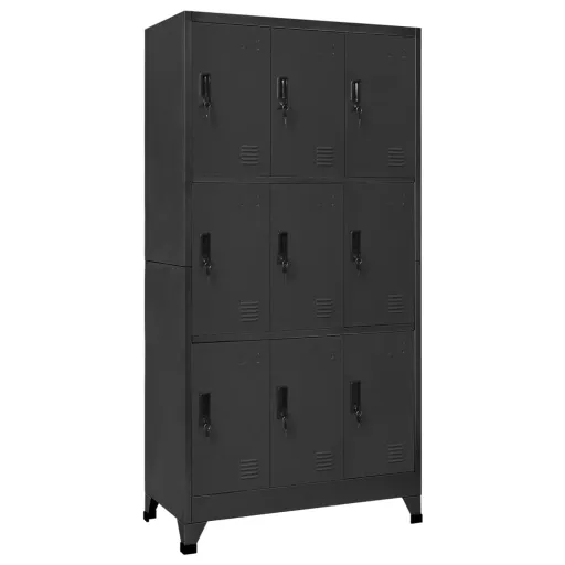 Cacifo Aço 90x45x180 cm Antracite