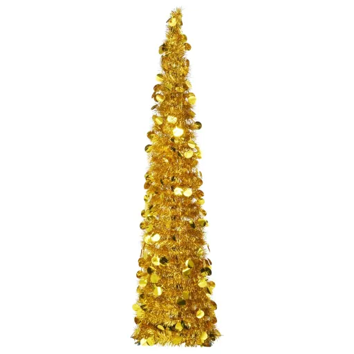 Árvore de Natal Pop-up Artificial 150 cm PET Dourado