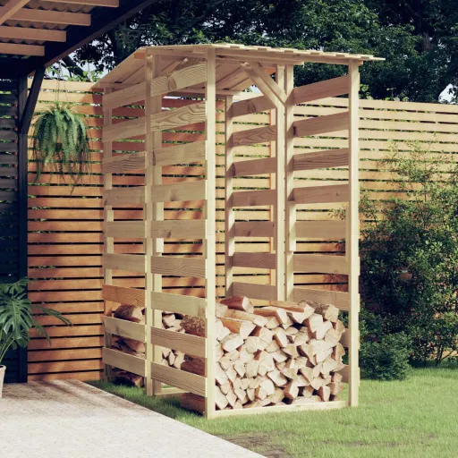 Pérgolas com Telhados   Pinho Impregnado 100x90x200 cm (2 pcs)
