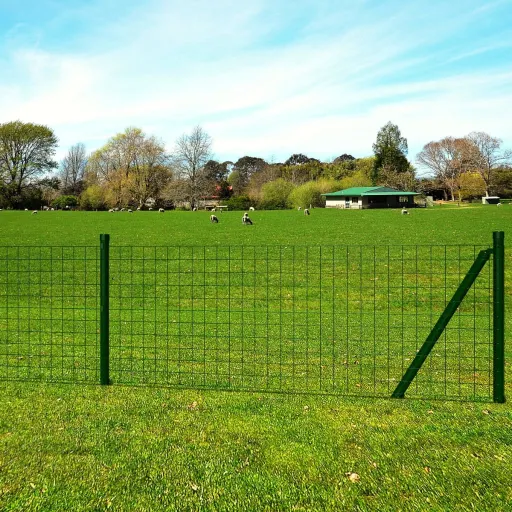 Cerca 10x1,2 m Aço Verde