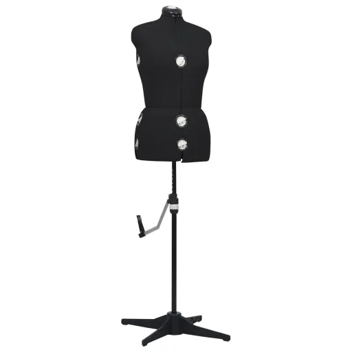 Manequim Feminino Ajustável Tamanho M 40-46 Preto