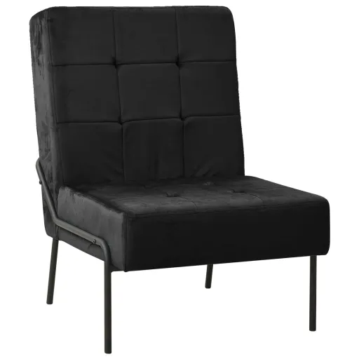 Cadeira de Descanso 65x79x87 cm Veludo Preto