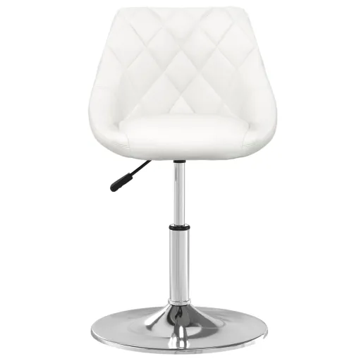 Cadeira de Jantar Couro Artificial Branco