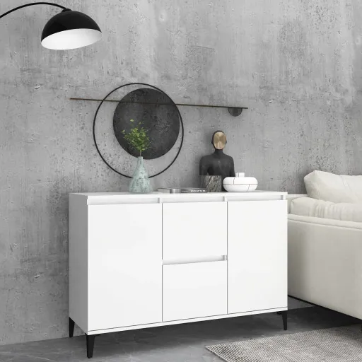 Aparador 102x35x70 cm Derivados de Madeira Branco