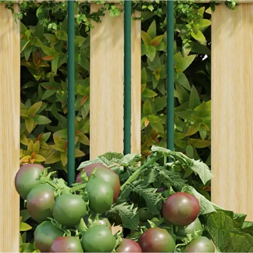 Estaca para Plantas de Jardim   115 cm Aço (30 pcs)