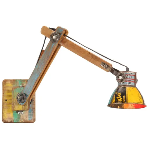 Candeeiro de Parede Redondo Estilo Industrial E27 Multicor