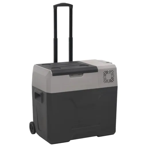 Mala Térmica c/ Rodas e Pega 40 L Polipropileno Preto/Cinzento