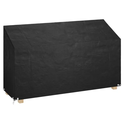 Capa p/ Banco de Jardim 12 Ilhós 210x70x70/88 cm Polietileno