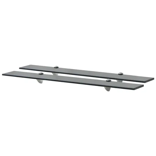 Prateleiras Flutuantes   Vidro 80x10 cm 8 mm (2 pcs)