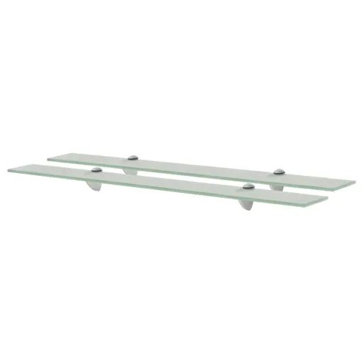 Prateleiras Flutuantes   Vidro 80x20 cm 8 mm (2 pcs)
