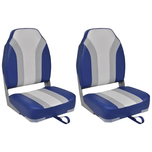 Cadeiras para Barco Dobráveis   com Encosto Alto (2 pcs)