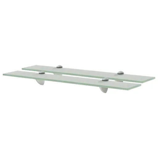 Prateleiras Flutuantes   Vidro 60x10 cm 8 mm (2 pcs)