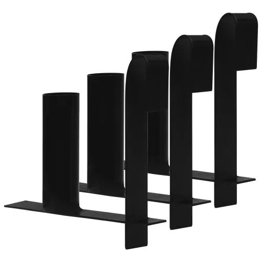 Dispensadores de Tiras Privacidade de Vedações/Cercas   Aço (3 pcs)
