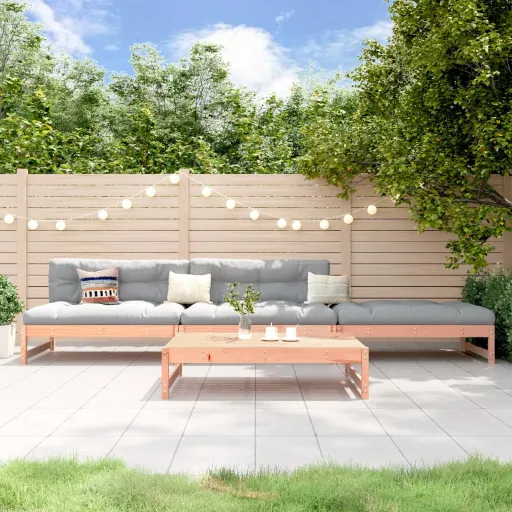 Conjunto Lounge de Jardim Madeira de Douglas Maciça (4 pcs)