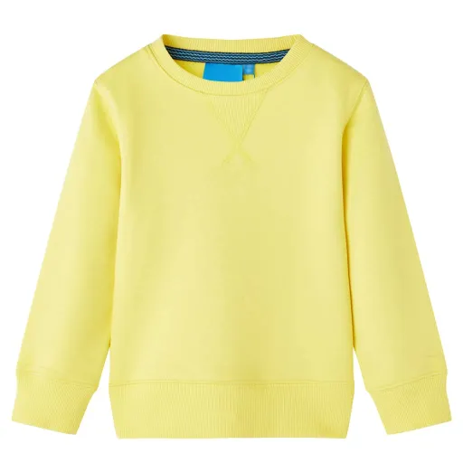 Sweatshirt para Criança Amarelo-Claro 104