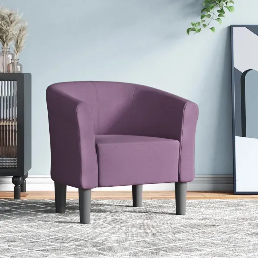 Poltrona Tecido Roxo