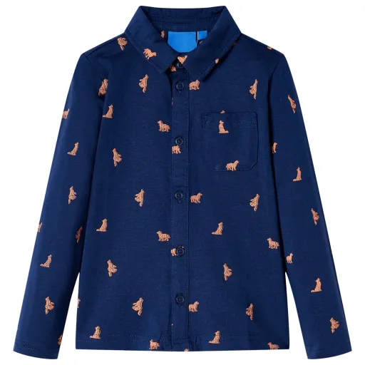 Camisa de Criança Azul-Marinho 104
