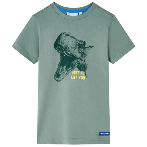 T-Shirt para Criança Caqui 140