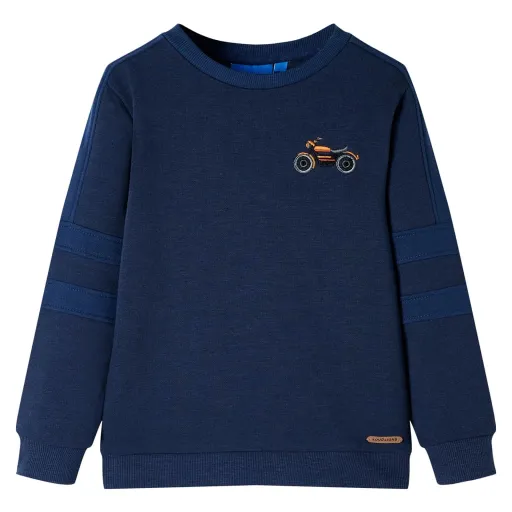 Sweatshirt para Criança Azul-Escuro Mesclado 92