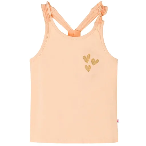 T-Shirt de Alças para Criança Laranja-Claro 140
