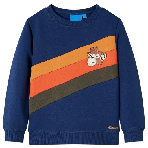 Sweatshirt para Criança Azul-Marinho 104