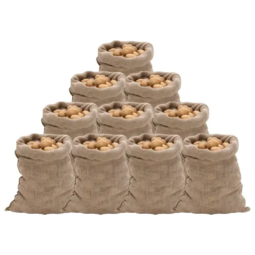 Sacos de Juta   60x105 cm 100% Juta 220 Gsm (10 pcs)