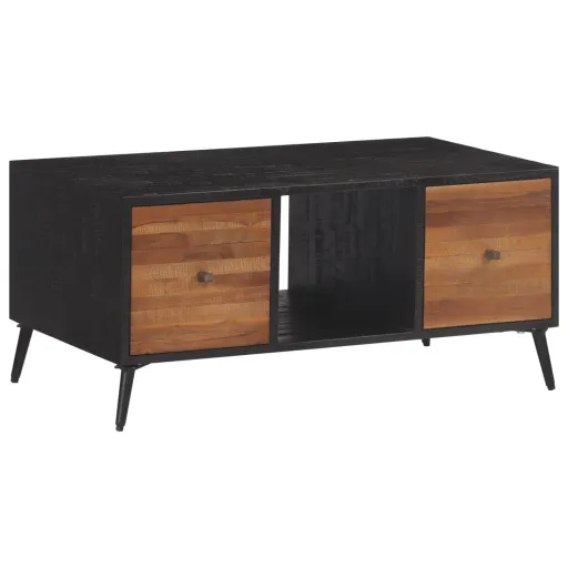 Mesa de Centro 90x50x41 cm Teca Recuperada Maciça