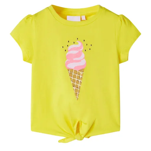 T-Shirt de Criança Amarelo 128