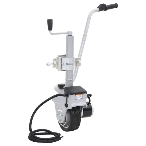 Roda Jockey Motorizada para Atrelado Alumínio 12 V 350 W