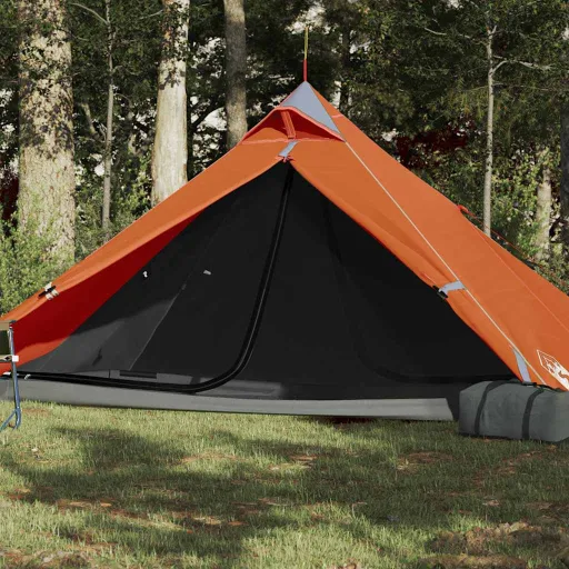 Tenda Suspensa Tipi para 1 Pessoa Impermeável Laranja