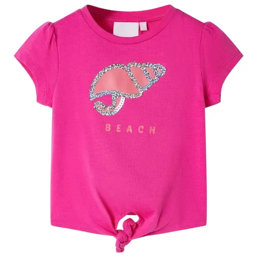 T-Shirt de Criança Rosa-Escuro 128