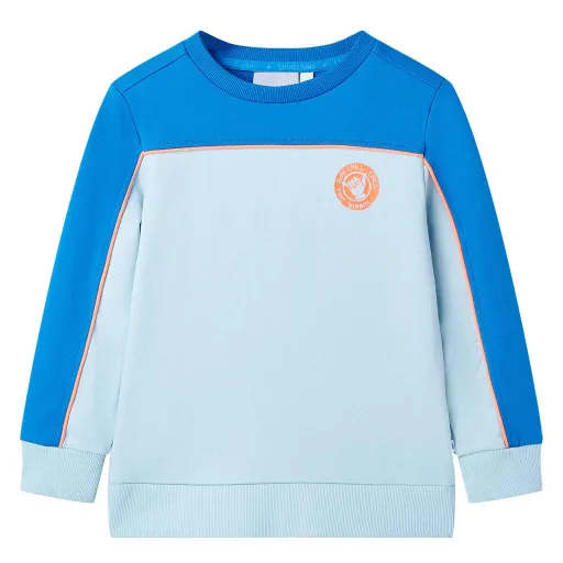Sweatshirt para Criança Azul-Brilhante e Azul-Claro 128