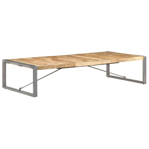 Mesa de Centro 180x90x40 cm Madeira de Mangueira Áspera