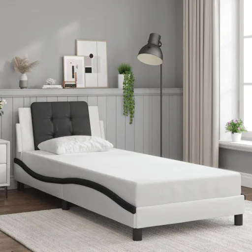 Estrutura de Cama Sem Colchão Zadar 100x200 cm Couro Artificial