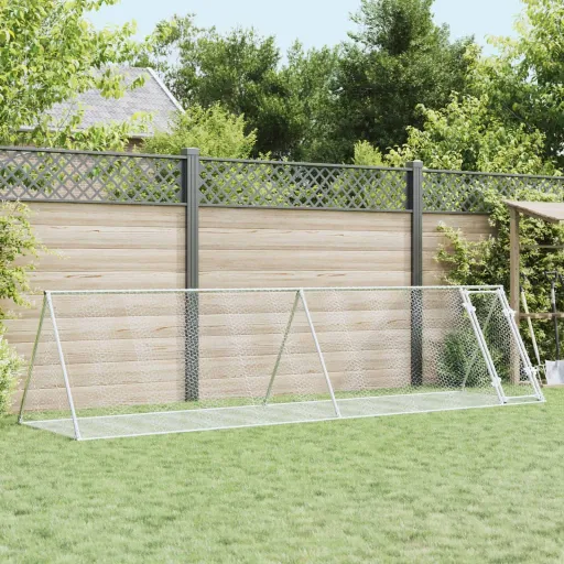 Coelheira 400x105x91 cm Aço Galvanizado Prateado