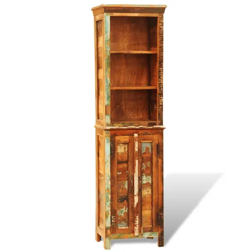 Estante Vintage de Madeira Reciclada Maciça