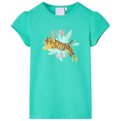 T-Shirt Infantil Menta 128