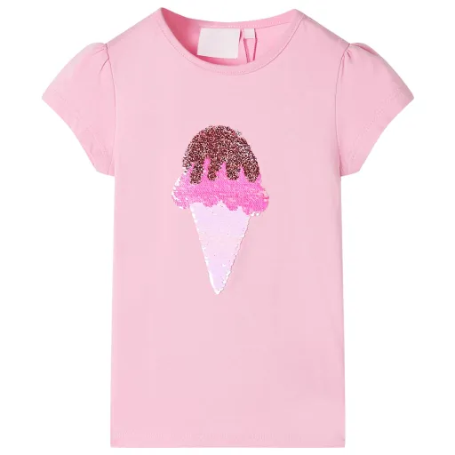 T-Shirt para Criança Rosa-Choque 104