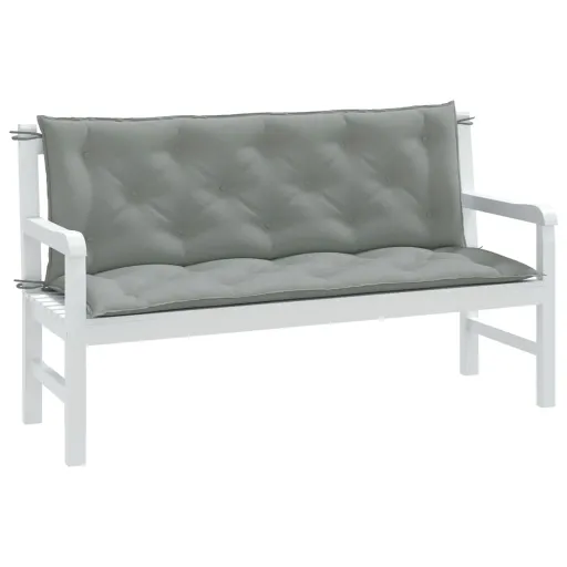 Almofadões Banco Jardim   120x50x7cm Mesclado Tecido (2 pcs)