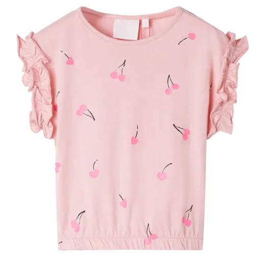 T-Shirt de Criança Rosa-Claro 128