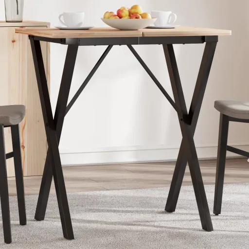Pernas para Mesa de Jantar Estrutura em X Aço