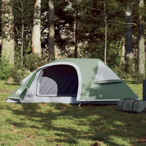 Tenda de Campismo Cúpula para 1 Pessoa Impermeável Verde