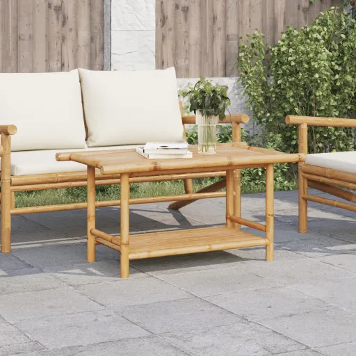 Mesa de Centro 90x50x45 cm Bambu