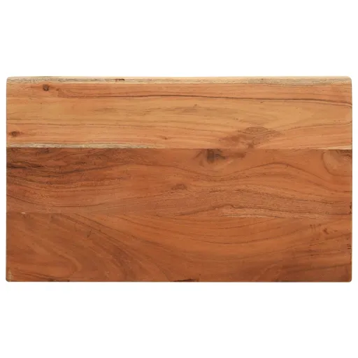 Tampo de Mesa Retangular 60x30x3,8 cm Madeira de Acácia Maciça